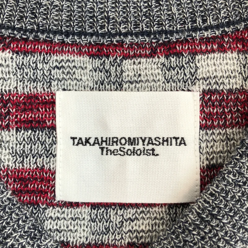 TAKAHIROMIYASHITA The Soloist / タカヒロミヤシタザソロイスト | 2025SS | Regular Fit Jacquard Crewneck Sweater チェック ジャガードニット | 48 | メンズ