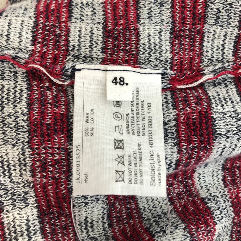 TAKAHIROMIYASHITA The Soloist / タカヒロミヤシタザソロイスト | 2025SS | Regular Fit Jacquard Crewneck Sweater チェック ジャガードニット | 48 | メンズ