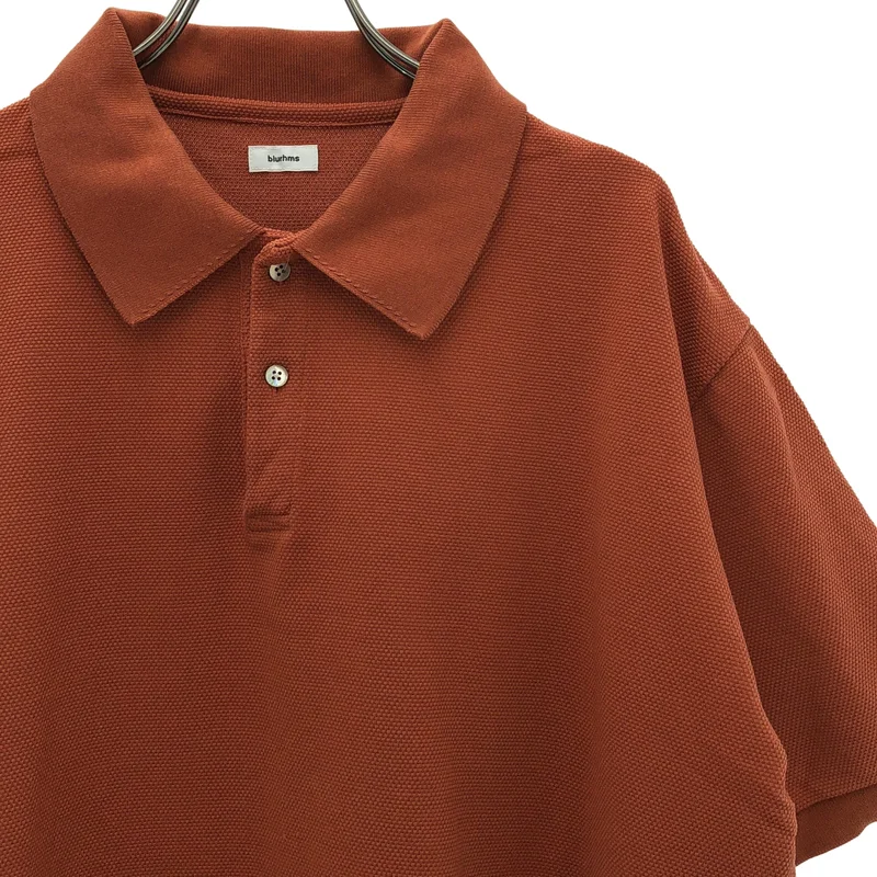 blurhms / ブラームス | Seed Stitch Polo Shirt ポロシャツ_半袖 | 3 | メンズ