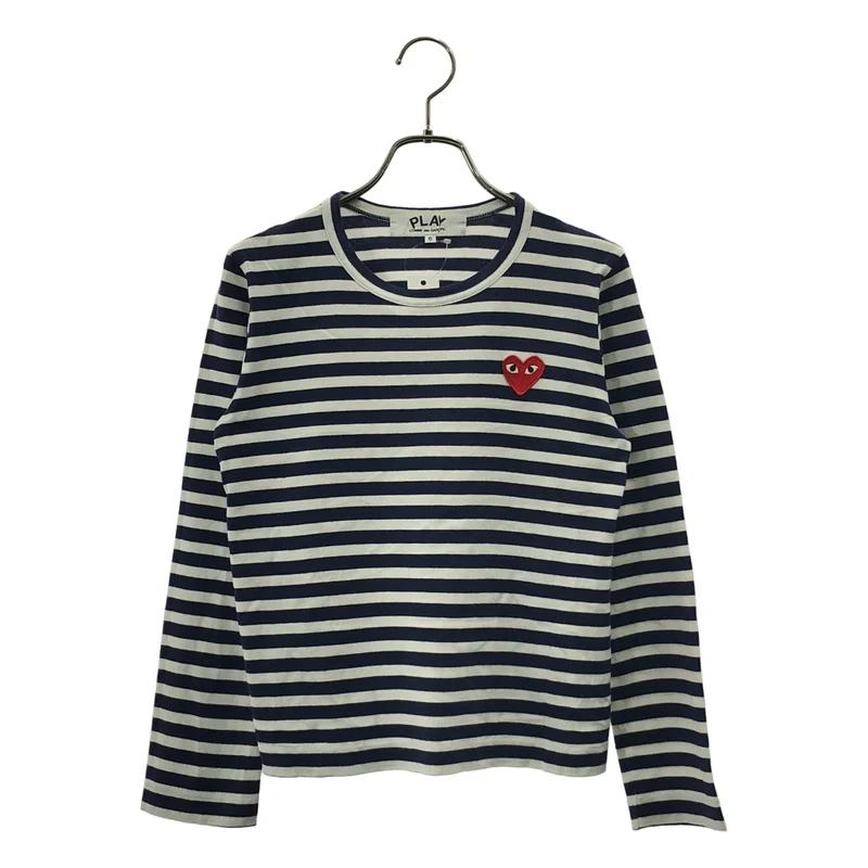 PLAY COMME des GARCONS / プレイコムデギャルソン | AD2015 | コットン ボーダーカットソー | S | レディース