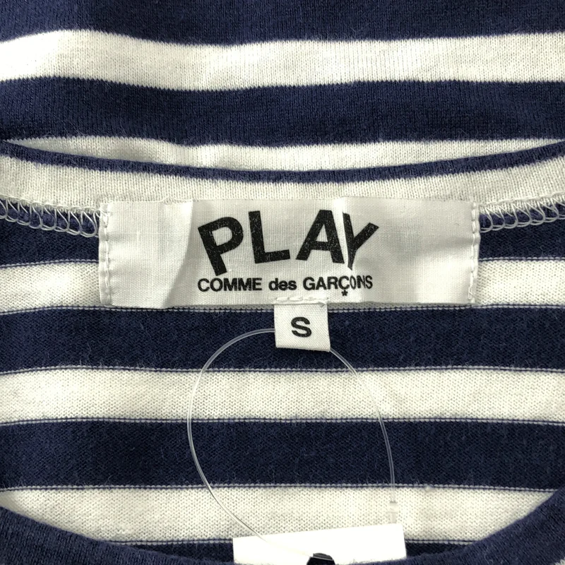 PLAY COMME des GARCONS / プレイコムデギャルソン | AD2015 | コットン ボーダーカットソー | S | レディース