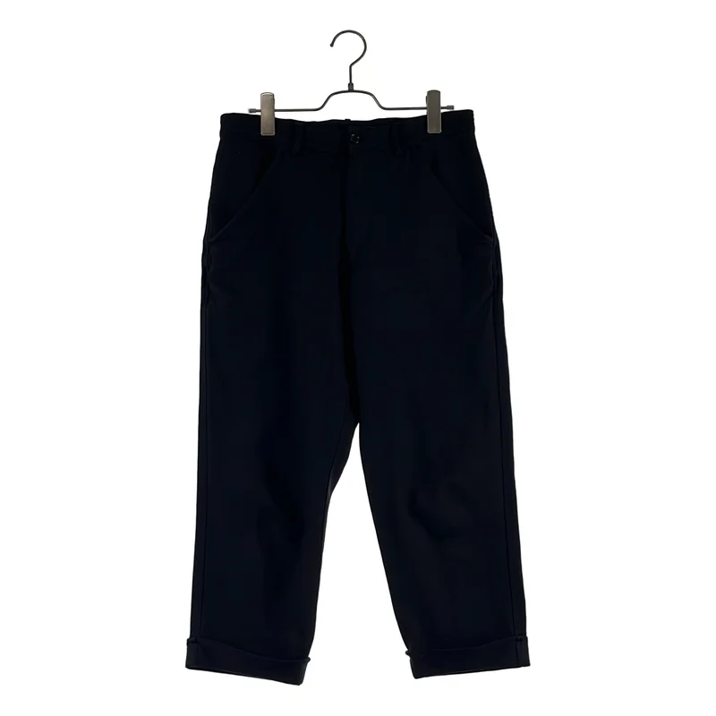 BLACK COMME des GARCONS / ブラックコムデギャルソン | 製品後加工 エステルギャバジン パンツ | XS | レディース
