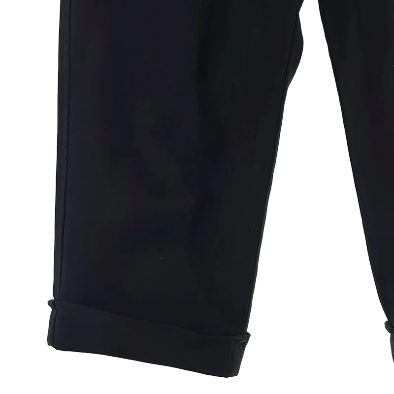 BLACK COMME des GARCONS / ブラックコムデギャルソン | 製品後加工 エステルギャバジン パンツ | XS | レディース