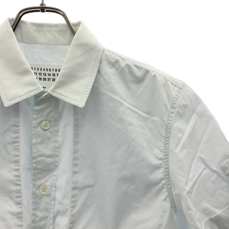 Maison Martin Margiela / メゾンマルタンマルジェラ | 2015SS | コットン パッチ レギュラーカラー シャツ | 46 | メンズ
