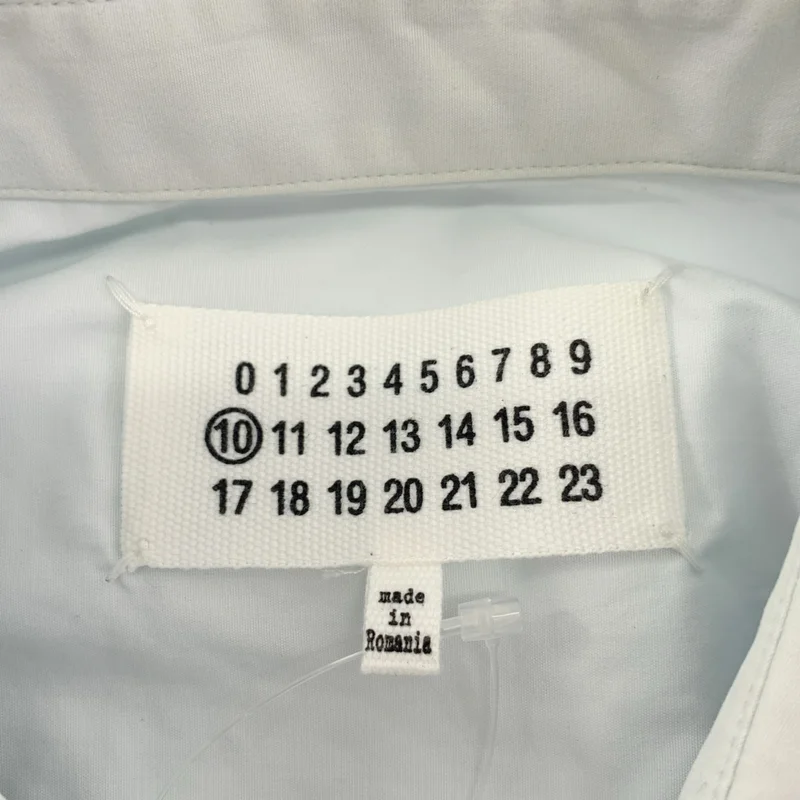 Maison Martin Margiela / メゾンマルタンマルジェラ | 2015SS | コットン パッチ レギュラーカラー シャツ | 46 | メンズ