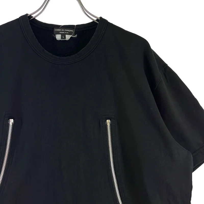 COMME des GARCONS HOMME PLUS / コムデギャルソンオムプリュス | 2016SS | ジップデザイン Tシャツ | L | メンズ
