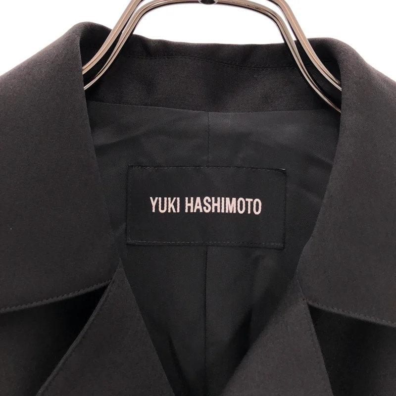 YUKI HASHIMOTO / ユウキ ハシモト | ウール シルク カーゴポケット チェスターコート | 44 | メンズ