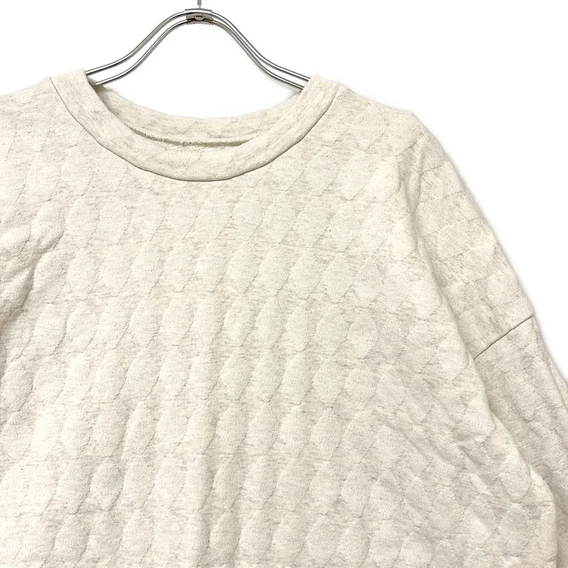 ERiKOKATORi / エリコカトリ | コットン オーバーシルエット スウェット トレーナー | F | レディース