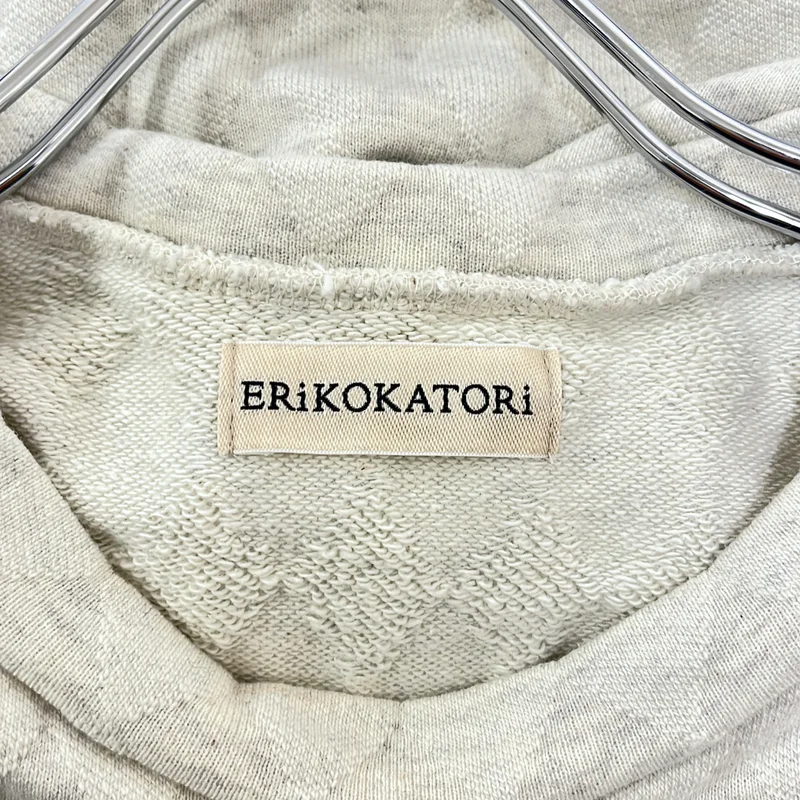 ERiKOKATORi / エリコカトリ | コットン オーバーシルエット スウェット トレーナー | F | レディース