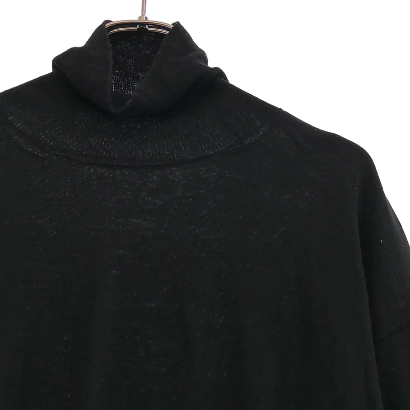 evam eva / エヴァムエヴァ | high gauge turtleneck / シルク カシミヤ ハイゲージ タートルネックニット |