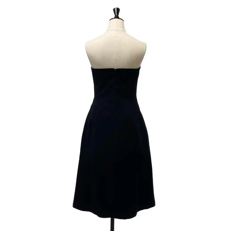 JIL SANDER / ジルサンダー | ウール バックジップ スカート / 裏地付き | 36 | レディース