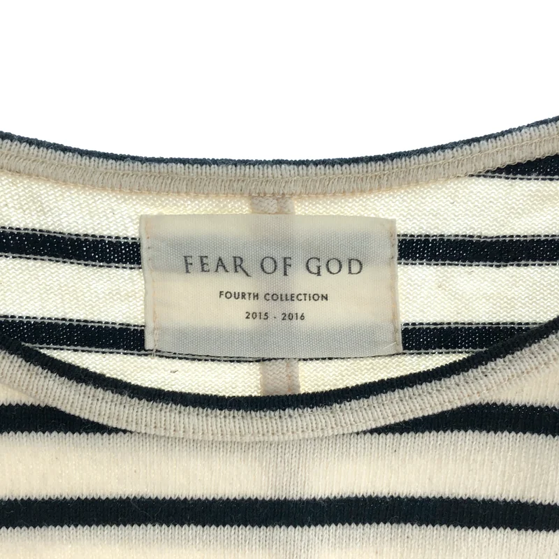 FEAR OF GOD / フィアオブゴッド | 2016AW | 4th オーバーサイズ ボーダーTシャツ | M | メンズ