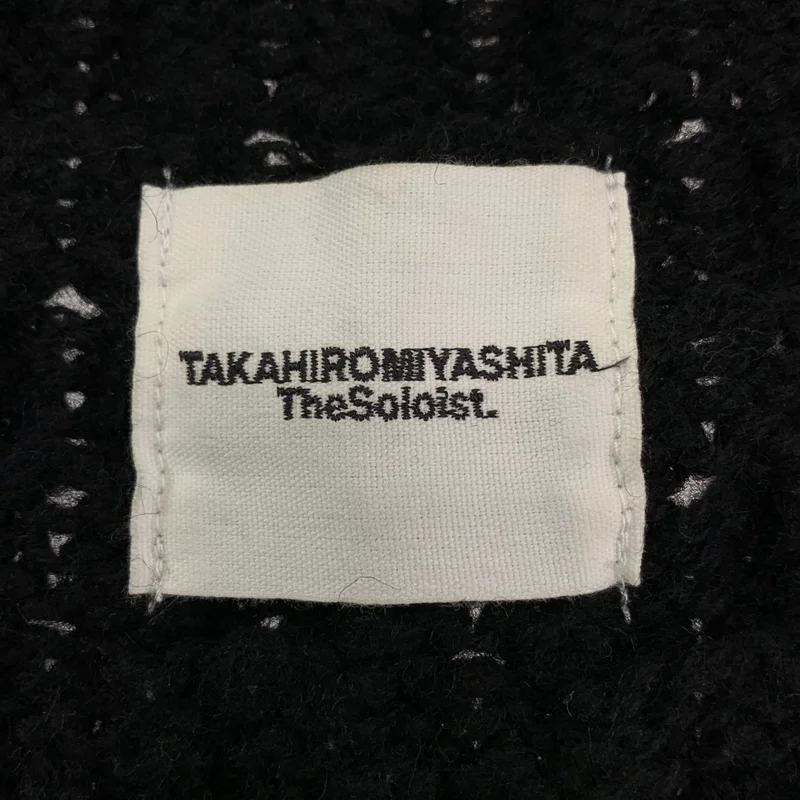 TAKAHIROMIYASHITA The Soloist / タカヒロミヤシタザソロイスト | Balloon sleeve back zip turtleneck sweater ケーブル タートルネック ニット | 44 | メンズ