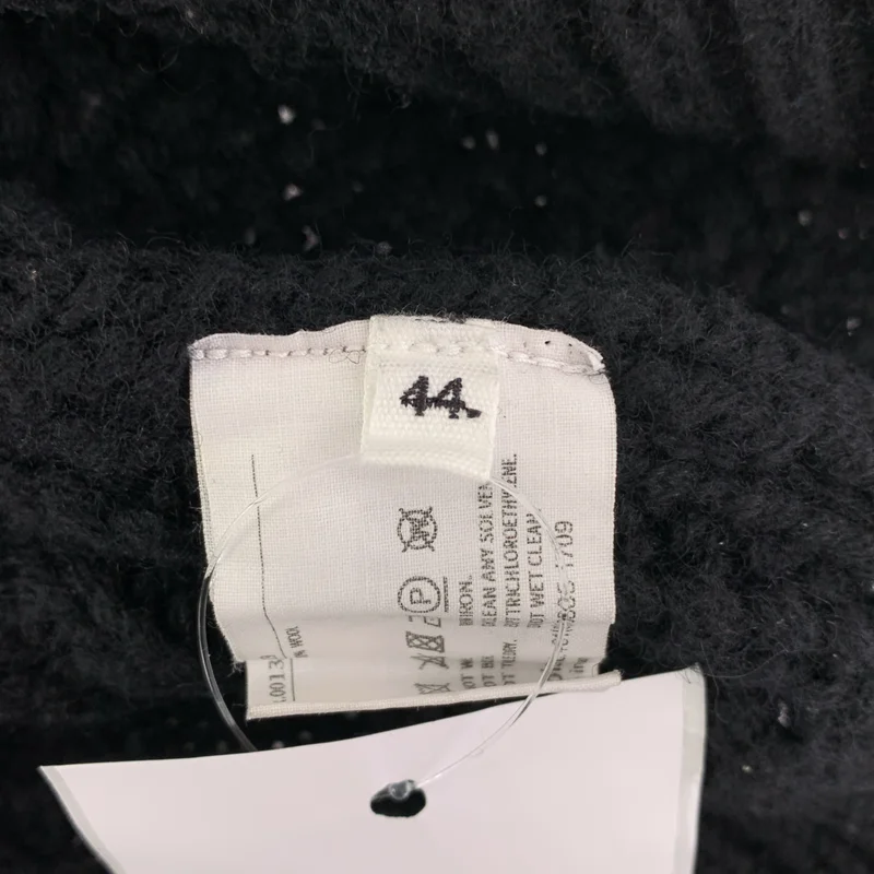 TAKAHIROMIYASHITA The Soloist / タカヒロミヤシタザソロイスト | Balloon sleeve back zip turtleneck sweater ケーブル タートルネック ニット | 44 | メンズ