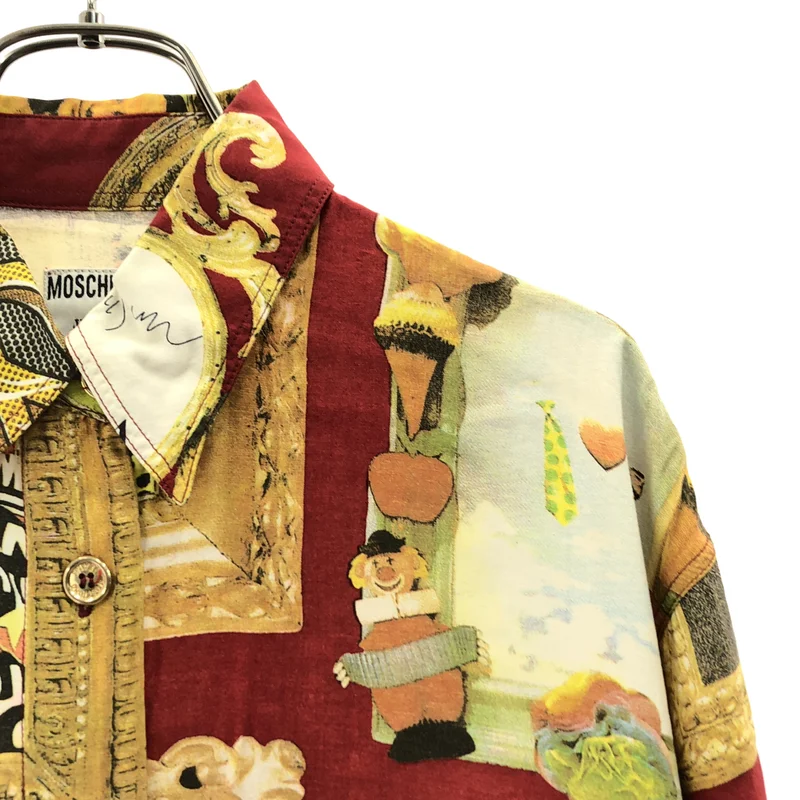 MOSCHINO / モスキーノ | グラフィックプリント 総柄 シャツ | M | レディース