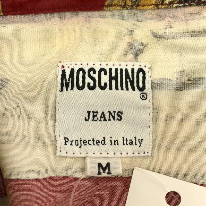 MOSCHINO / モスキーノ | グラフィックプリント 総柄 シャツ | M | レディース