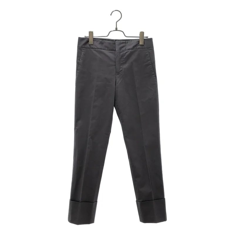 JIL SANDER / ジルサンダー | コットン ストレッチ ロールアップパンツ 2013-0012989 | 32 | レディース