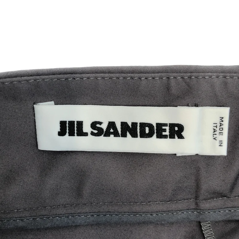 JIL SANDER / ジルサンダー | コットン ストレッチ ロールアップパンツ 2013-0012989 | 32 | レディース