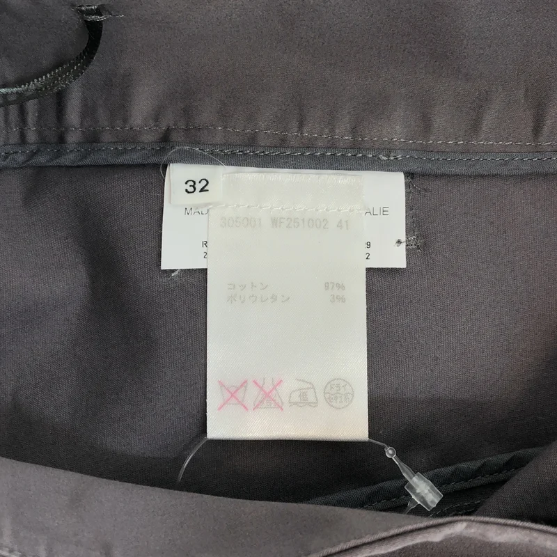 JIL SANDER / ジルサンダー | コットン ストレッチ ロールアップパンツ 2013-0012989 | 32 | レディース