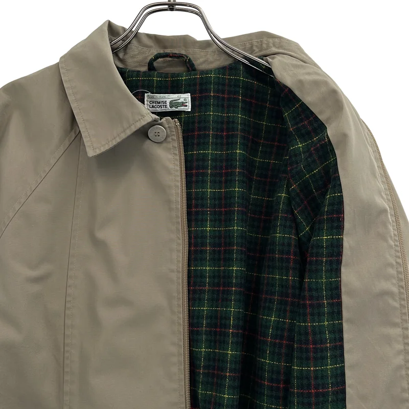 VINTAGE / ヴィンテージ古着 | 1980s | CHEMISE LACOSTE / シュミーズ ラコステ / コットン混 裏地ウール ハリントンジャケット | 42 | メンズ