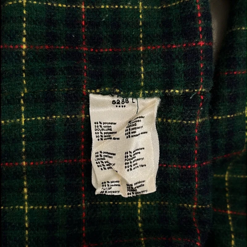 VINTAGE / ヴィンテージ古着 | 1980s | CHEMISE LACOSTE / シュミーズ ラコステ / コットン混 裏地ウール ハリントンジャケット | 42 | メンズ