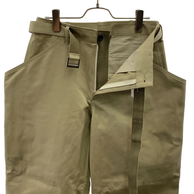 sacai / サカイ | 2025SS | Cotton Chino Pants ベルテッドコットンチノパンツ | 0 | メンズ