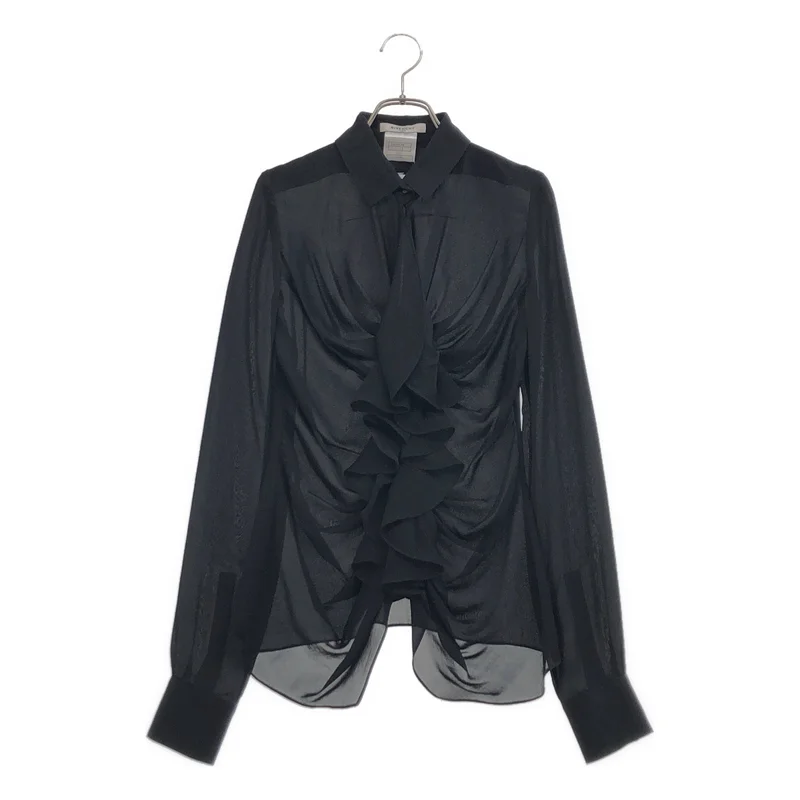 GIVENCHY / ジバンシィ | 2011AW | フリル ジップ ブラウス シャツ_長袖 |