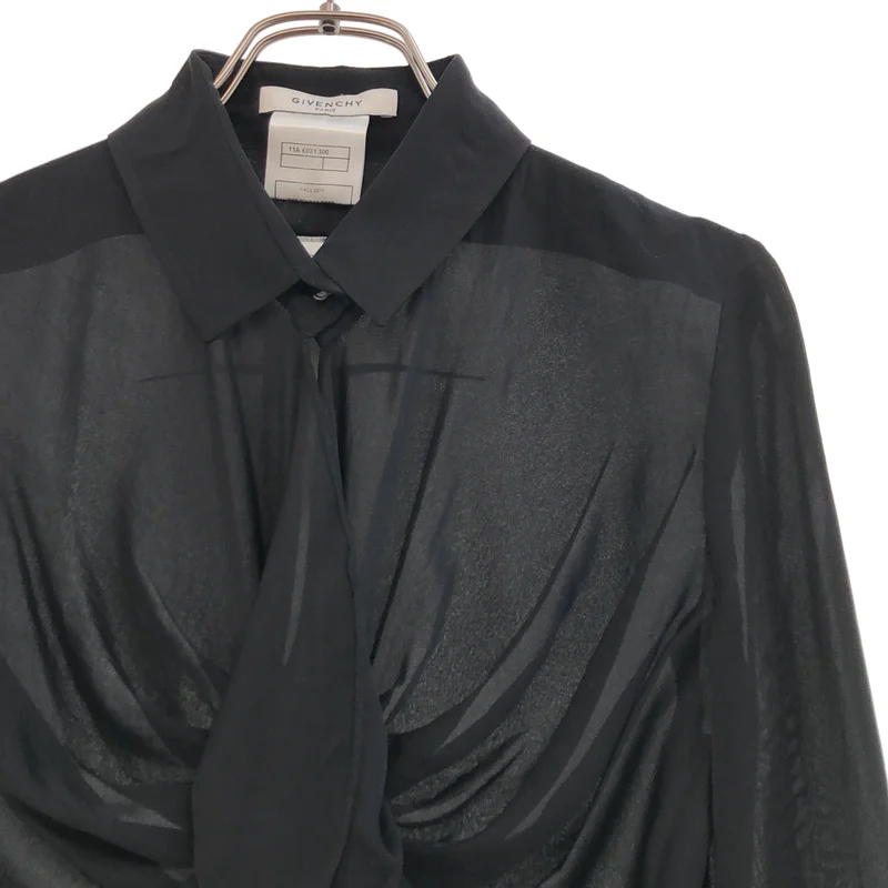 GIVENCHY / ジバンシィ | 2011AW | フリル ジップ ブラウス シャツ_長袖 |