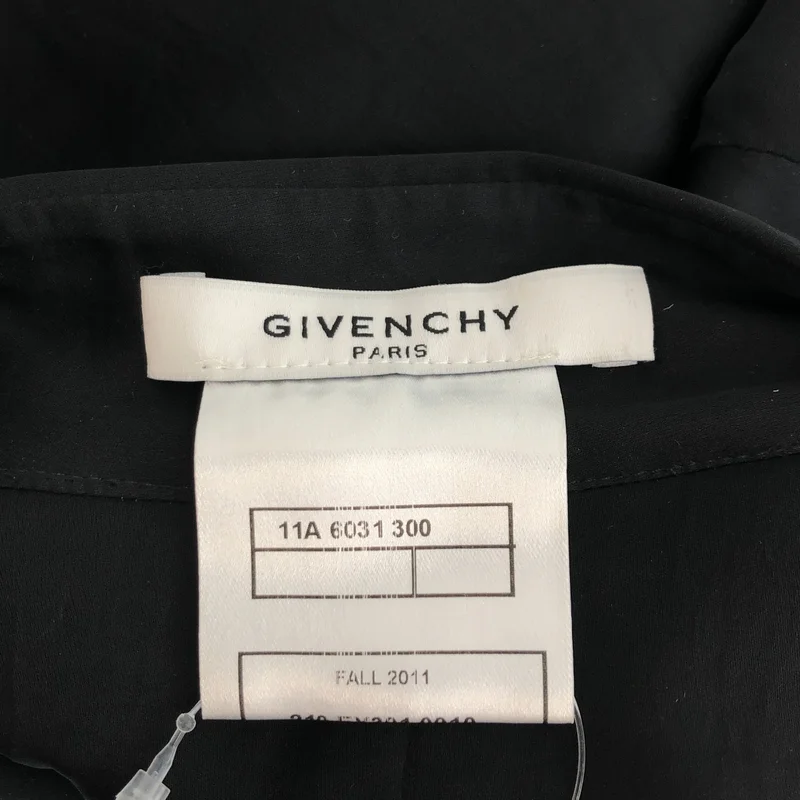 GIVENCHY / ジバンシィ | 2011AW | フリル ジップ ブラウス シャツ_長袖 |