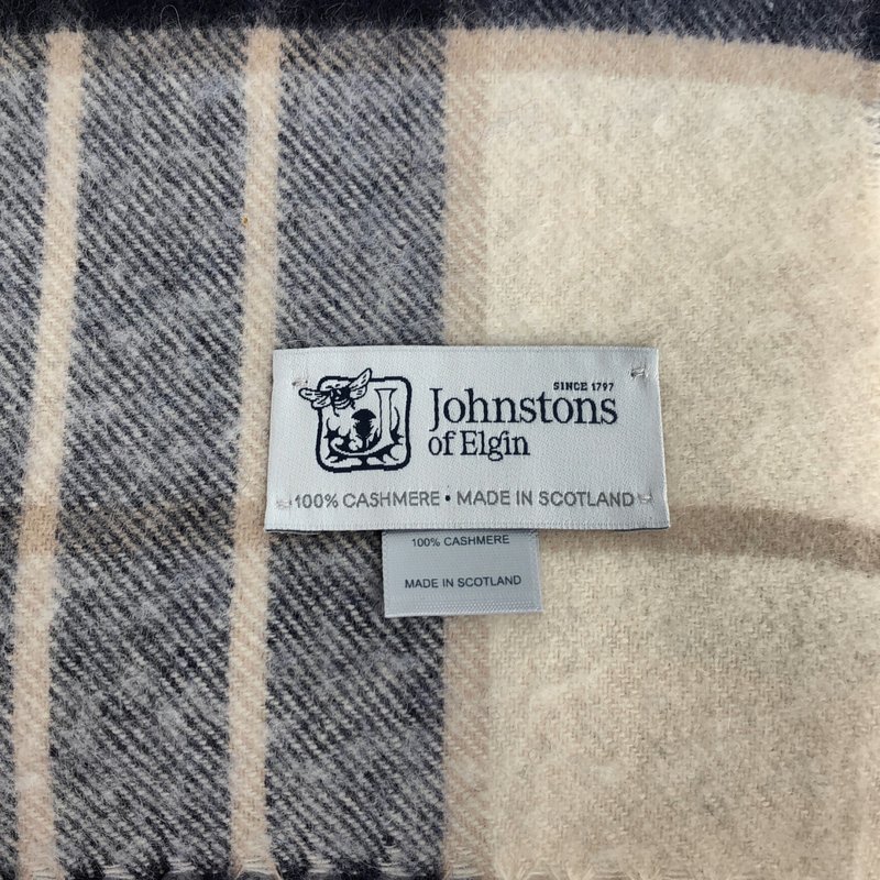 JOHNSTONS OF ELGIN / ジョンストンズオブエルガン | カシミヤ チェック マフラー |