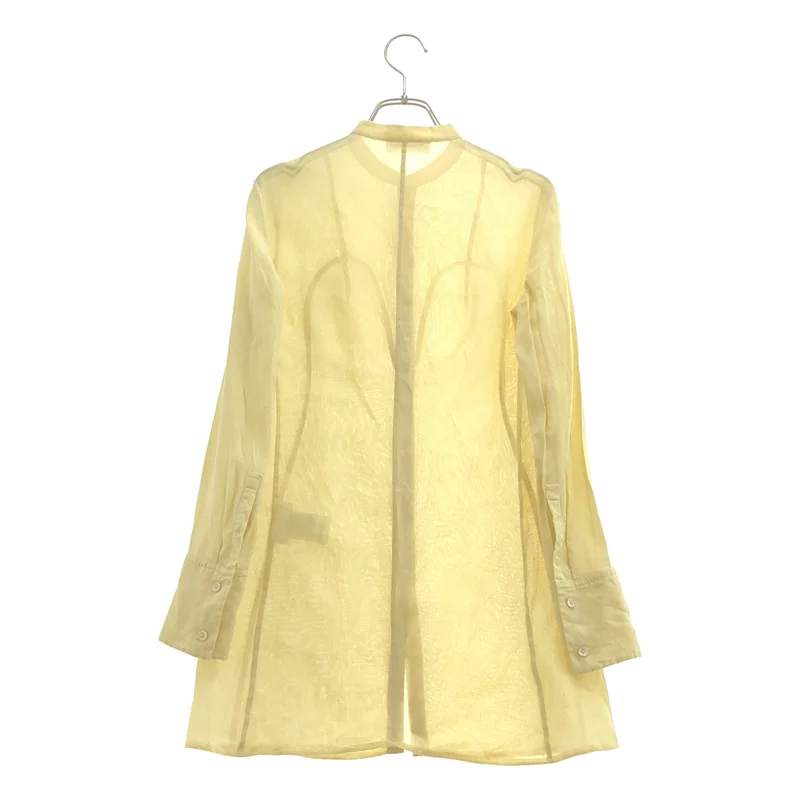 JIL SANDER / ジルサンダー | バンドカラー シャツ_長袖 HS JW IM 0050 | 32 | レディース