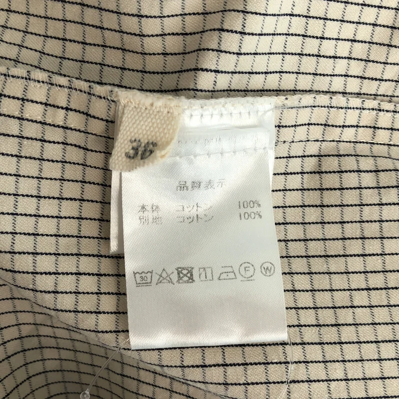 D-due / デ・デュエ | コットン チェック ティアードワンピース | 36 | レディース