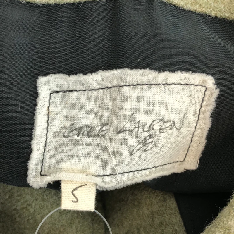 GREG LAUREN / グレッグローレン | YOISO ARMY TWEED TRENCH COAT ワッペン ロングコート | S | メンズ