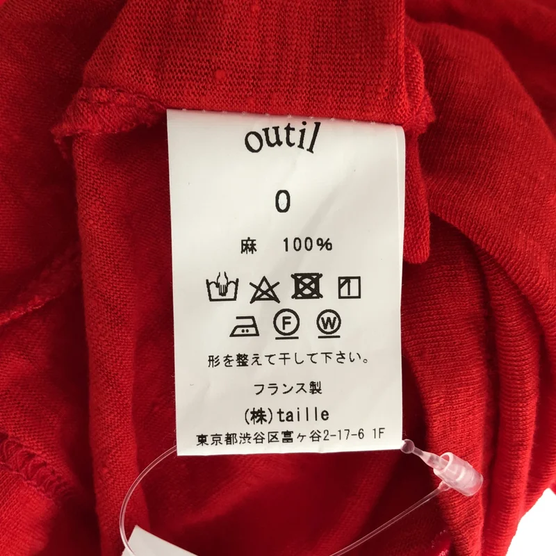 OUTIL / ウティ | リネン クルーネック カットソー | 0 | レディース
