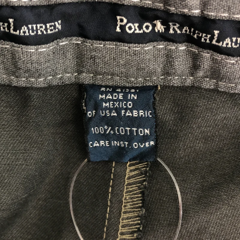 POLO RALPH LAUREN / ポロラルフローレン | コットン 2タック ワイドパンツ | 36 | メンズ