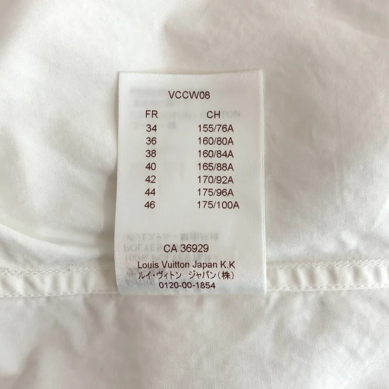 Louis Vuitton / ルイヴィトン | コットン レースカラー ショートスリーブシャツ | 40 | レディース