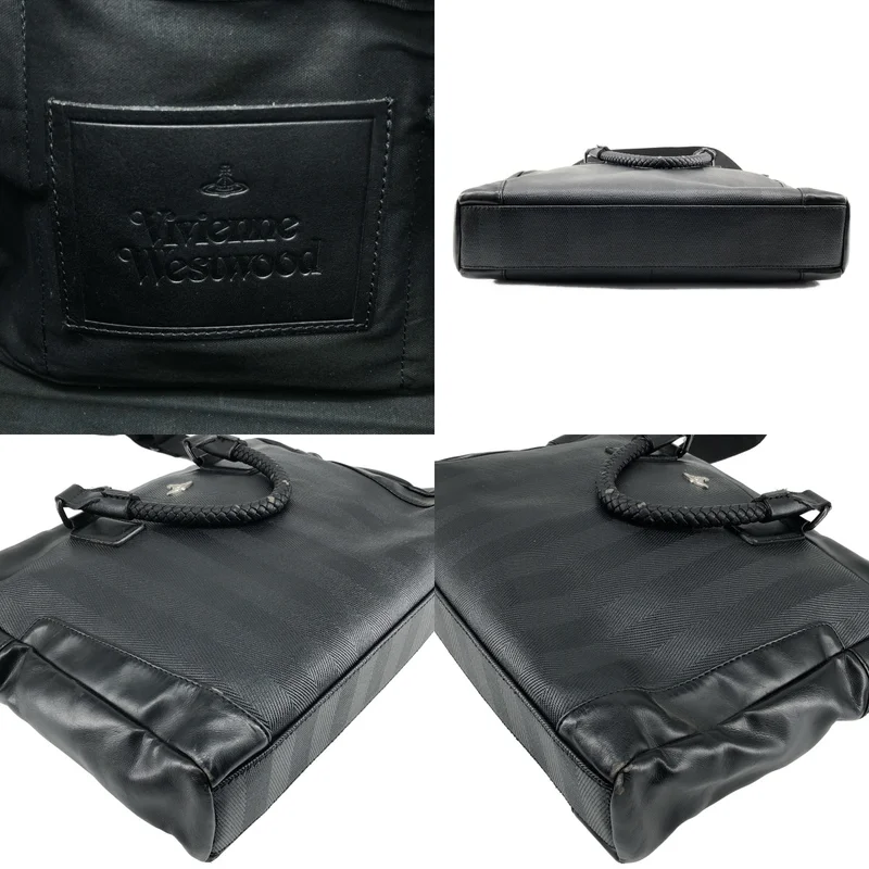 Vivienne Westwood / ヴィヴィアンウエストウッド | レザー 2WAY オーブ ブリーフケース |