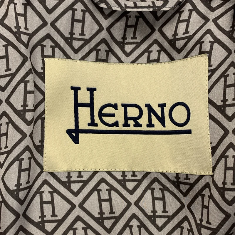 HERNO / ヘルノ | MANTO / マント エコファー ダブルブレスト コート | 40 | レディース