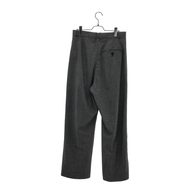 BALENCIAGA / バレンシアガ | ウール ナイロン チェック ワイドスラックス | 44 | メンズ