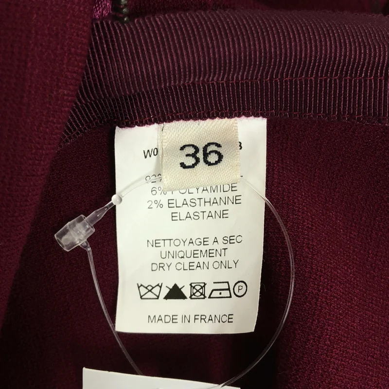LANVIN / ランバン | フリル ジップ スリーブレス ワンピース | 36 | レディース