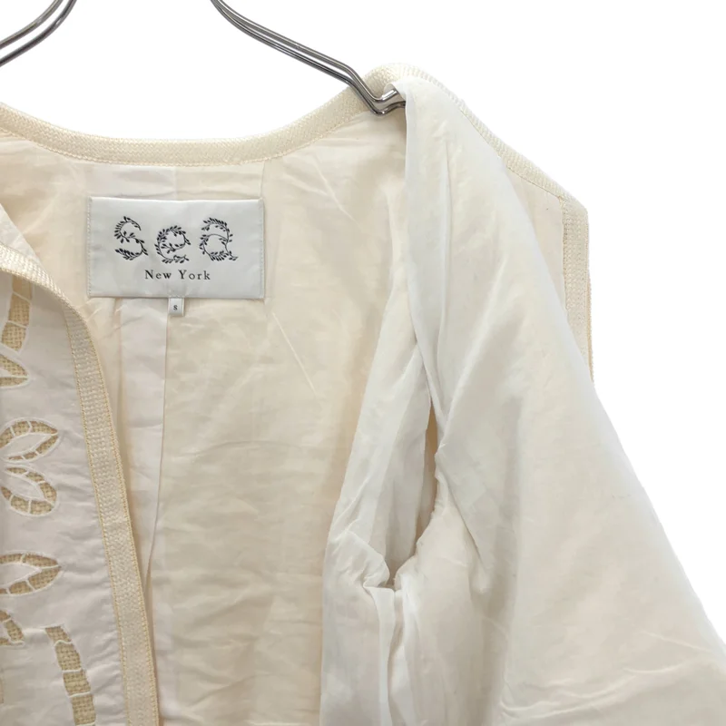 sea New York / シーニューヨーク | レース ノーカラージャケット 92-07-44-07008 | S | レディース