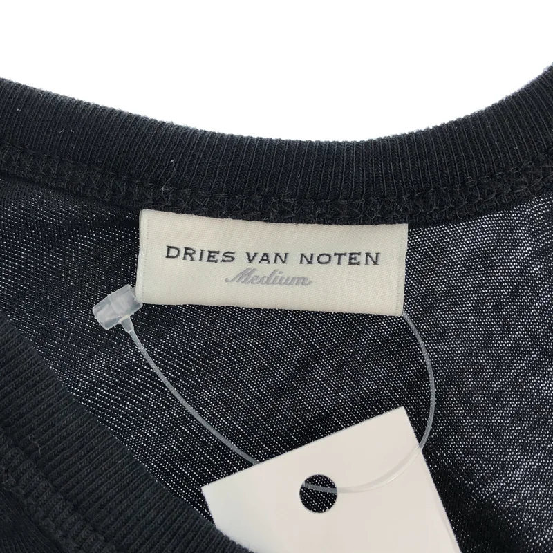 DRIES VAN NOTEN / ドリスヴァンノッテン | 2024SS | コットン Vネック カットソー | M | レディース