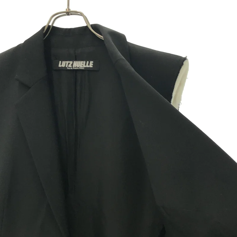 LUTZ HUELLE / ルッツヒュエル | ECHO JACKET ウール ベスト スリーブレス ジャケット | 36 | レディース