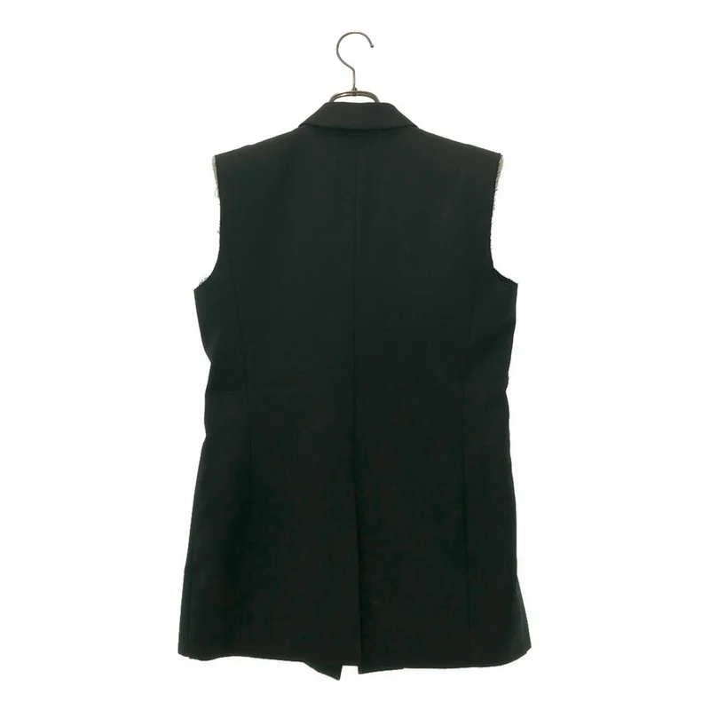 LUTZ HUELLE / ルッツヒュエル | ECHO JACKET ウール ベスト スリーブレス ジャケット | 36 | レディース