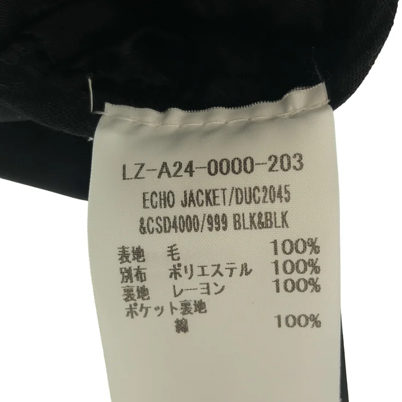 LUTZ HUELLE / ルッツヒュエル | ECHO JACKET ウール ベスト スリーブレス ジャケット | 36 | レディース