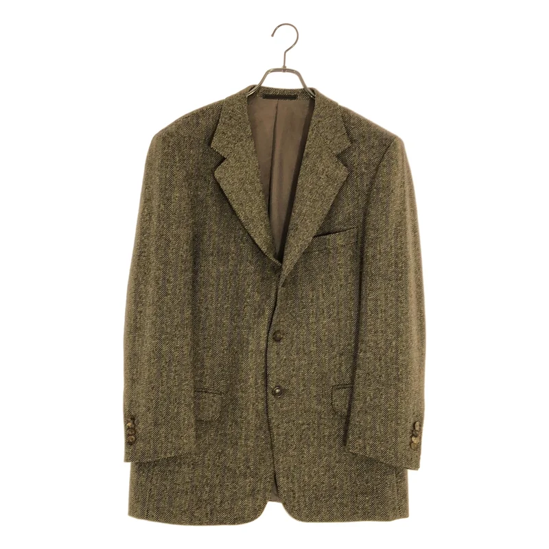 Ermenegildo Zegna / エルメネジルドゼニア | カシミヤ ヘリンボーン ジャケット 114090 | 52 | メンズ