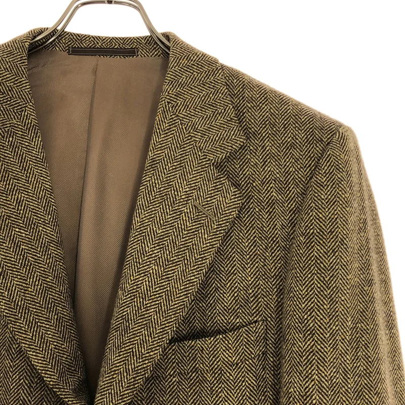 Ermenegildo Zegna / エルメネジルドゼニア | カシミヤ ヘリンボーン ジャケット 114090 | 52 | メンズ