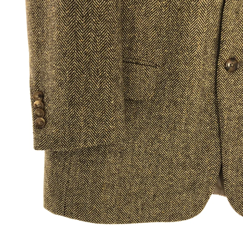 Ermenegildo Zegna / エルメネジルドゼニア | カシミヤ ヘリンボーン ジャケット 114090 | 52 | メンズ