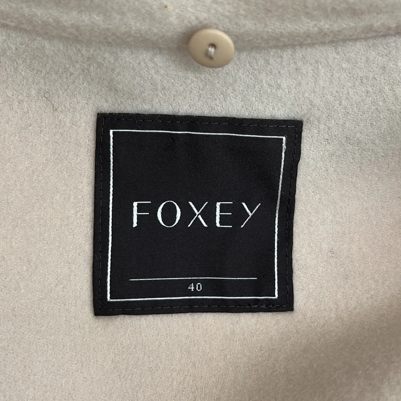 FOXEY / フォクシー | カシミヤ ヌートリアファー ベルテッド コート | 40 | レディース