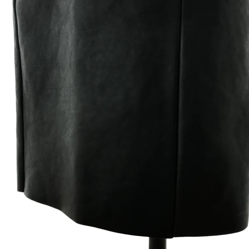 GABRIELA COLL GARMENTS / ガブリエラコールガーメンツ | 2025 | VEGETABLE TANNED LAMSKIN レザー スリーブレス ワンピース | 1 | レディース